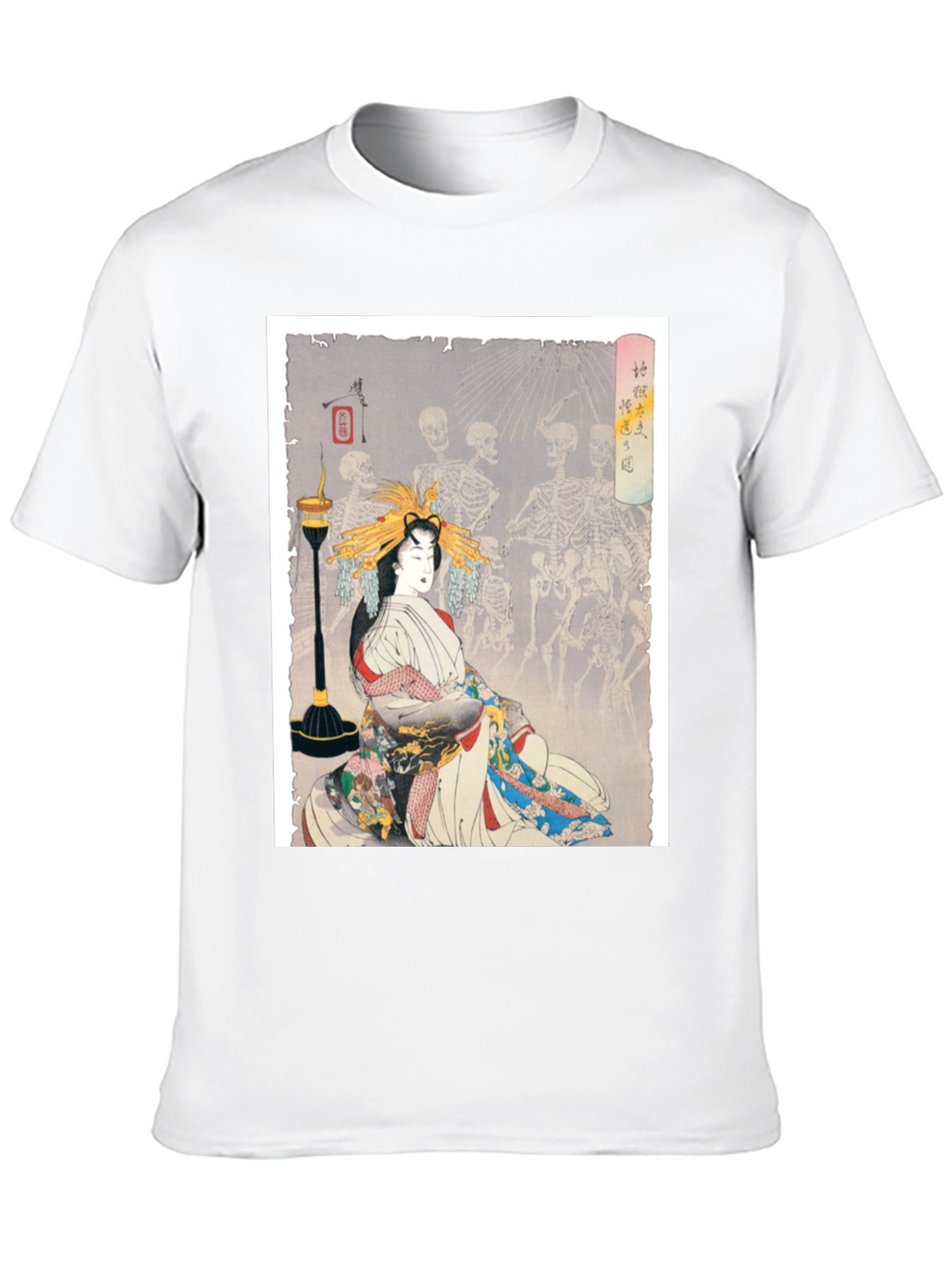 Geisha & Skeleton Dance Graphic Tee