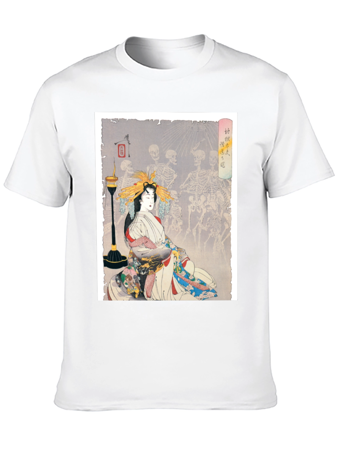 Geisha & Skeleton Dance Graphic Tee
