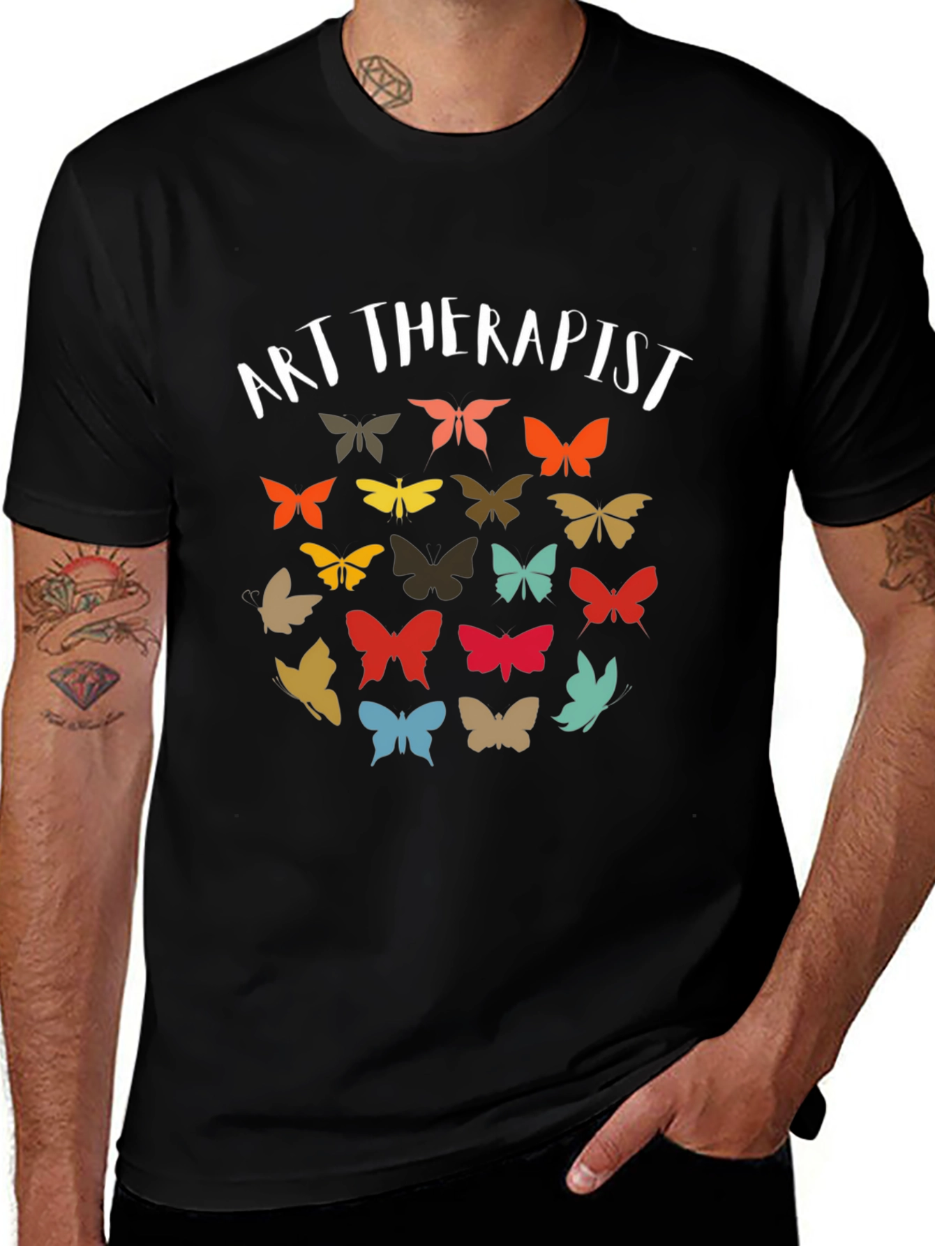Art Therapist Butterfly T-Shirt