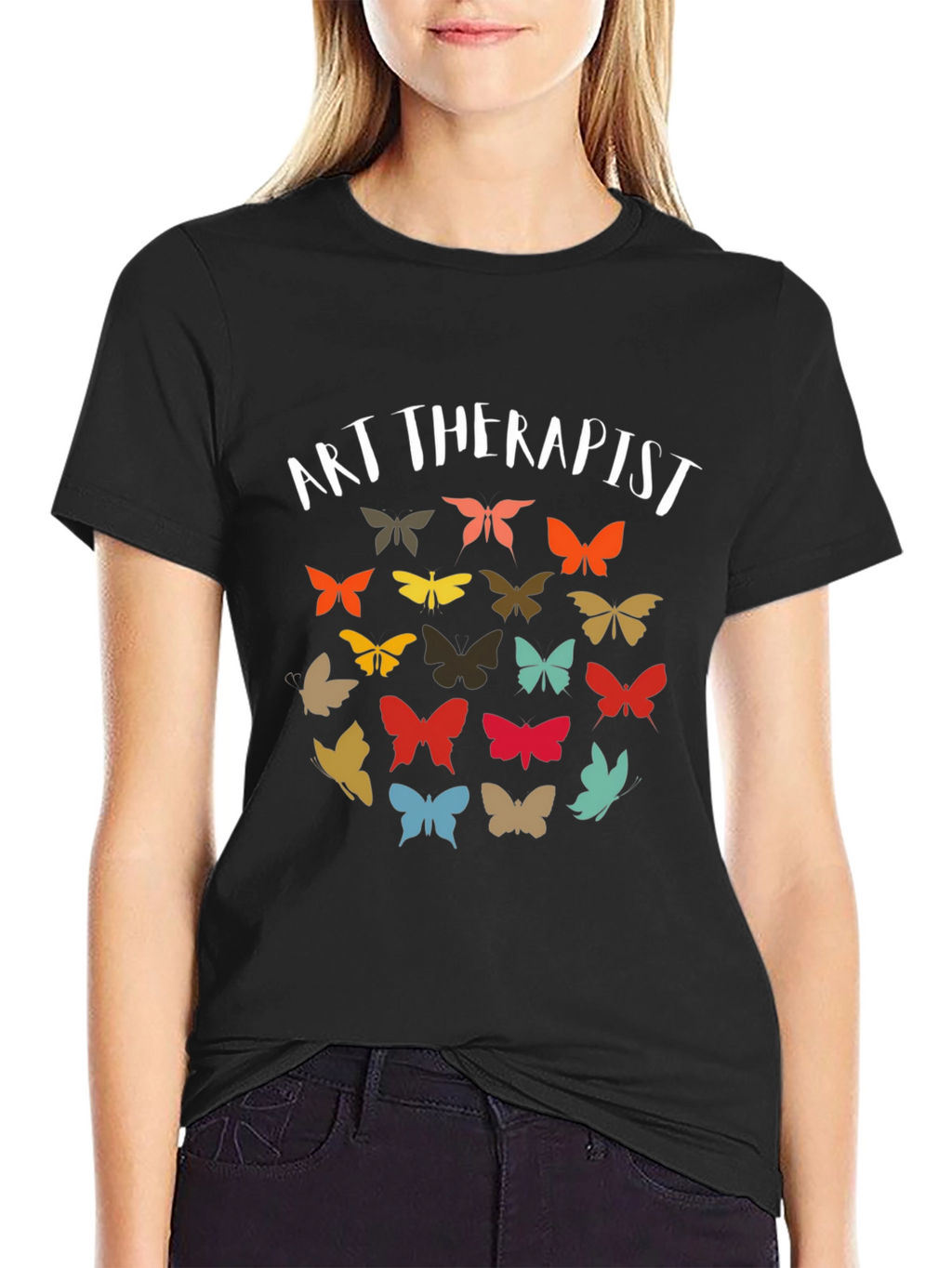 Art Therapist Butterfly T-Shirt