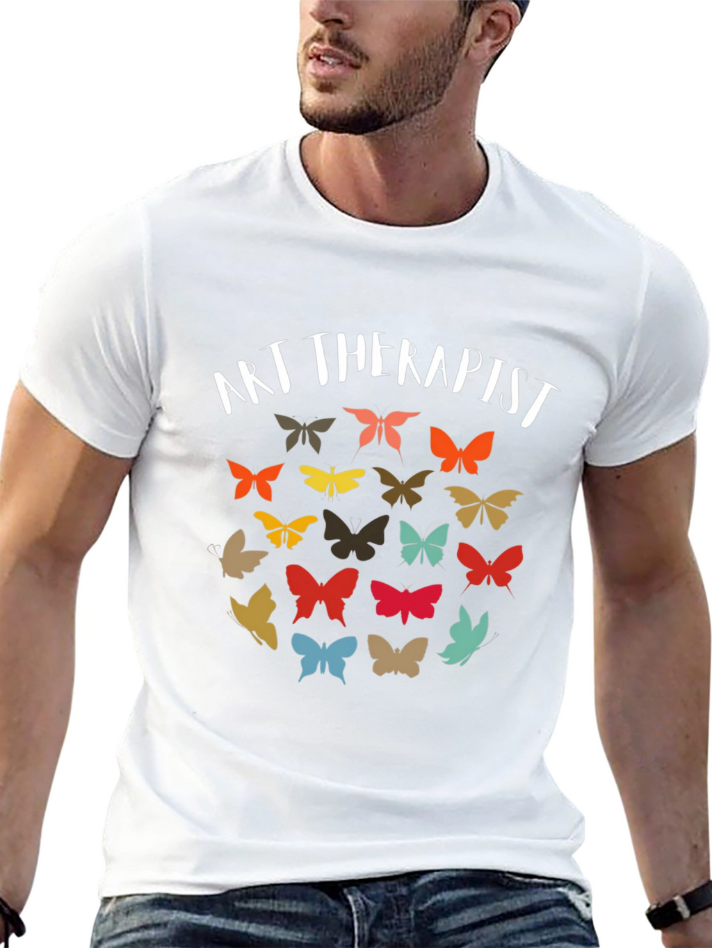 Art Therapist Butterfly T-Shirt