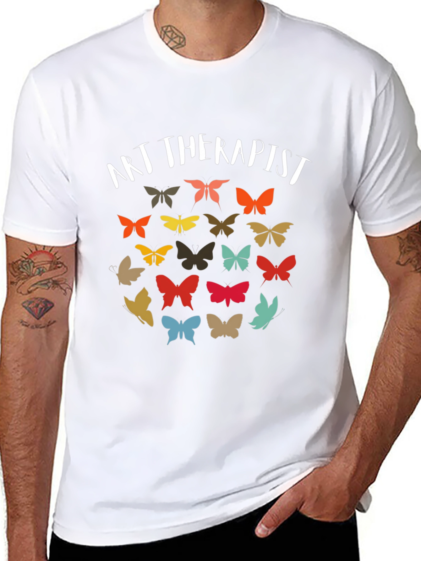 Art Therapist Butterfly T-Shirt