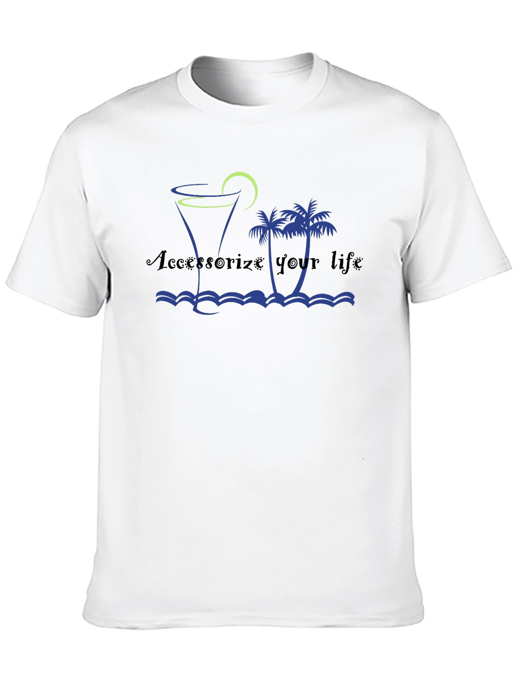 Accessorize Your Life Black Graphic Tee