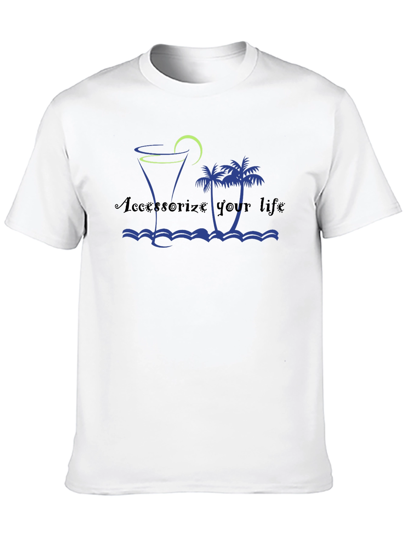 Accessorize Your Life Black Graphic Tee