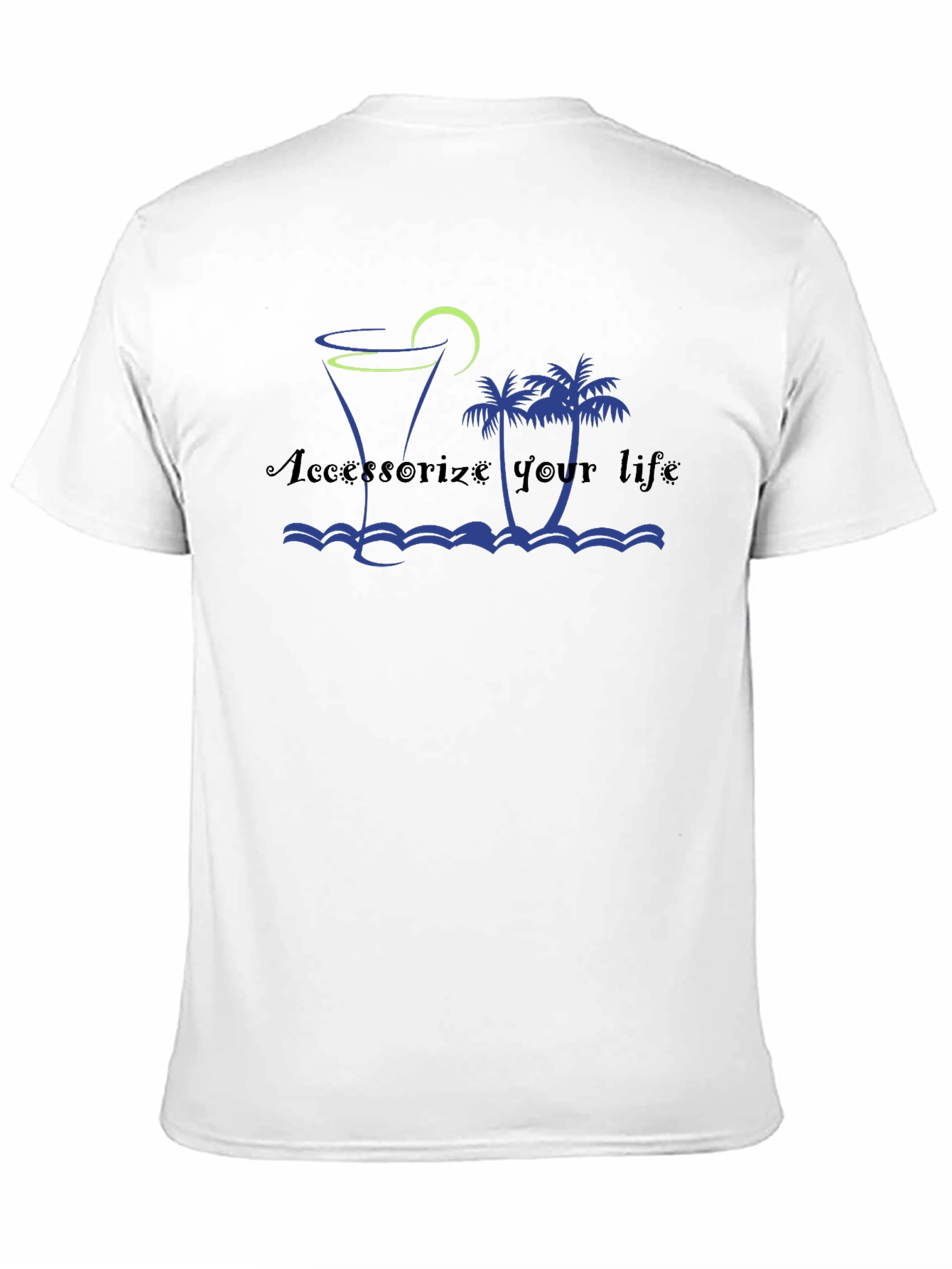 Accessorize Your Life Black Graphic Tee