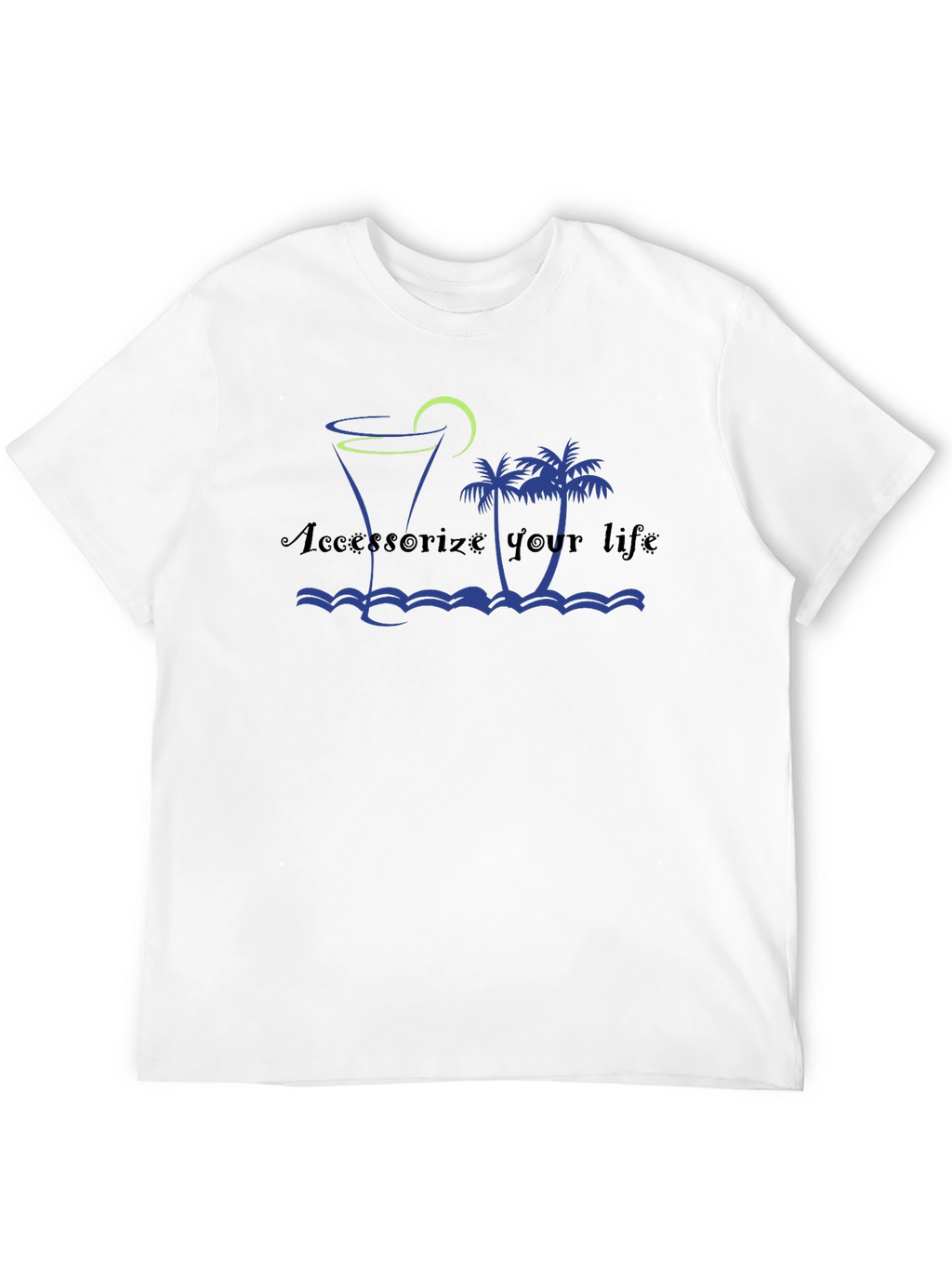 Accessorize Your Life Black Graphic Tee