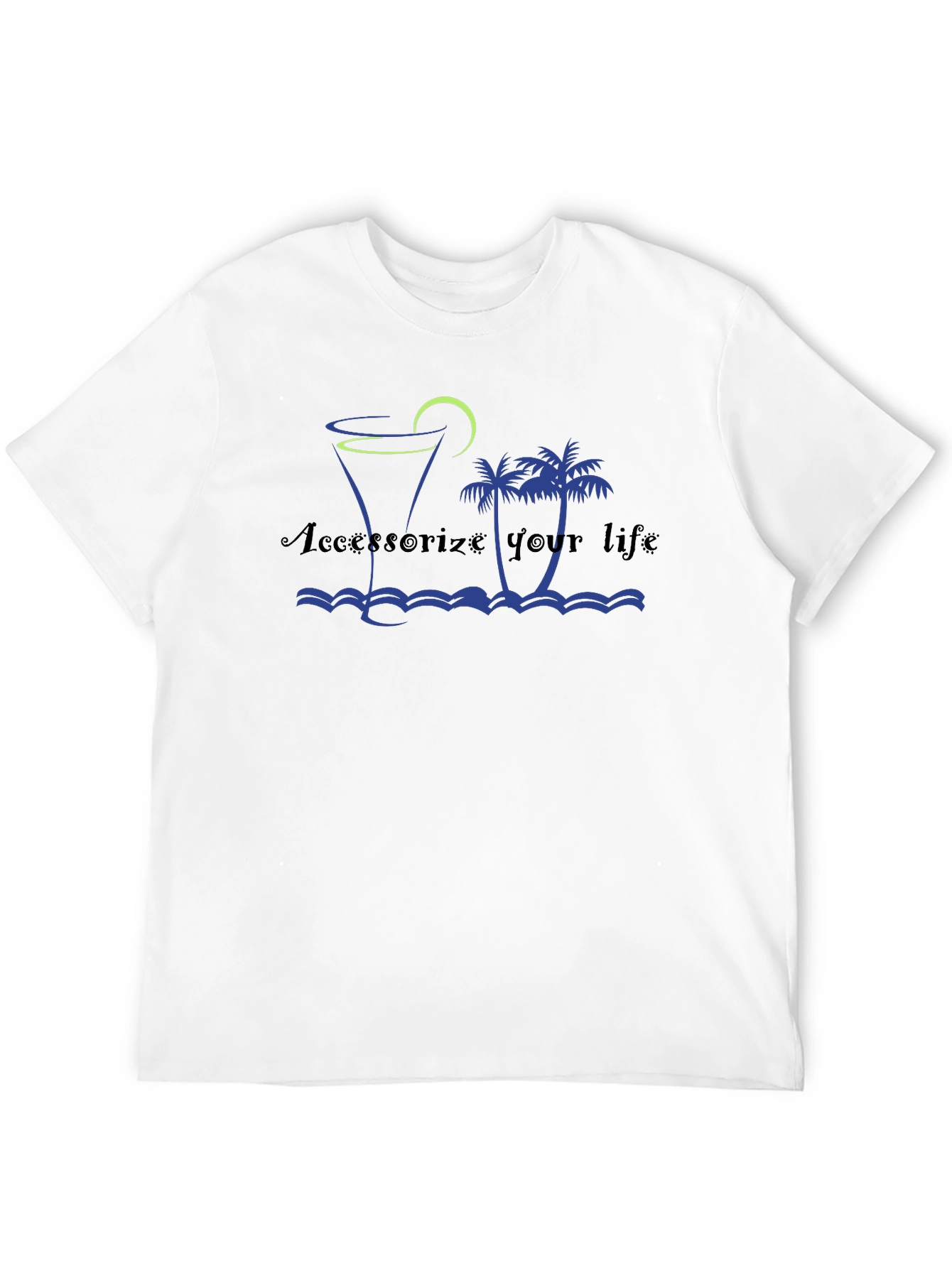 Accessorize Your Life Black Graphic Tee