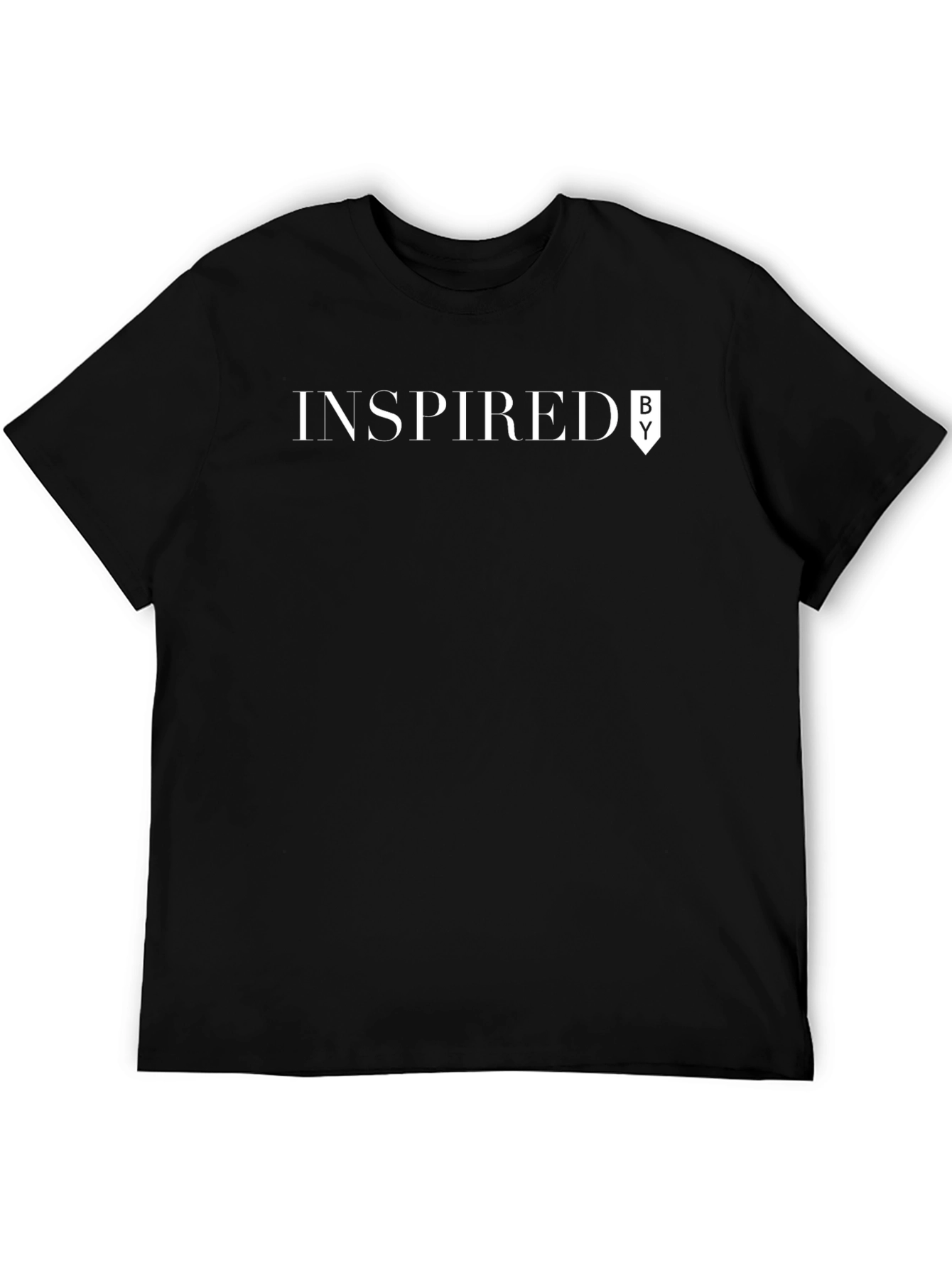 Inspired By Black Cotton Tee