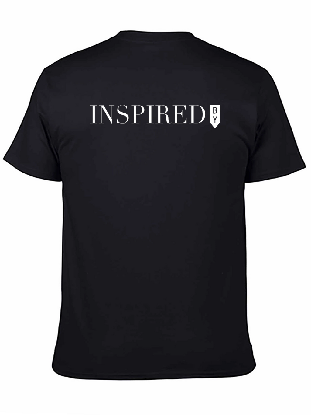 Inspired By Black Cotton Tee