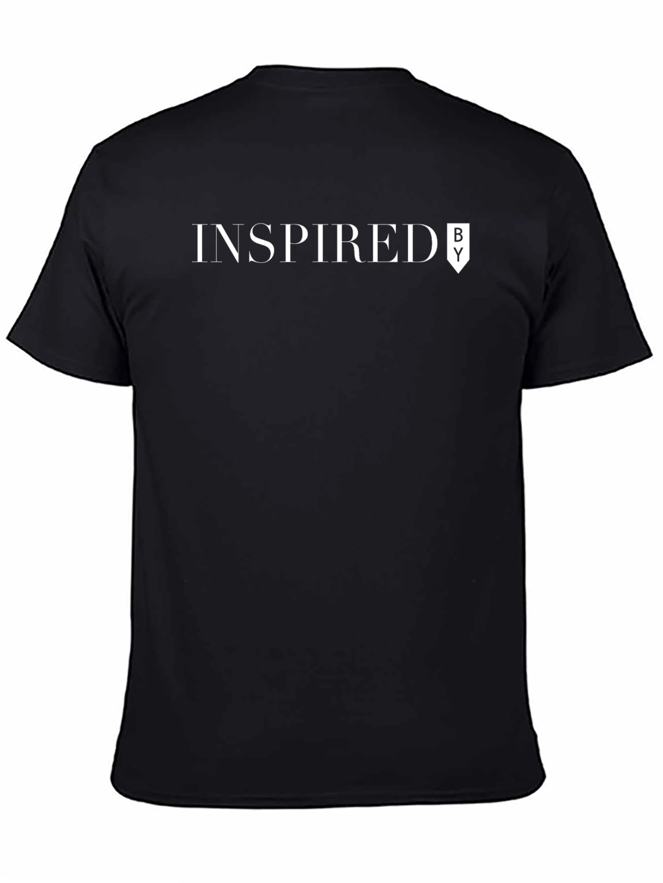 Inspired By Black Cotton Tee