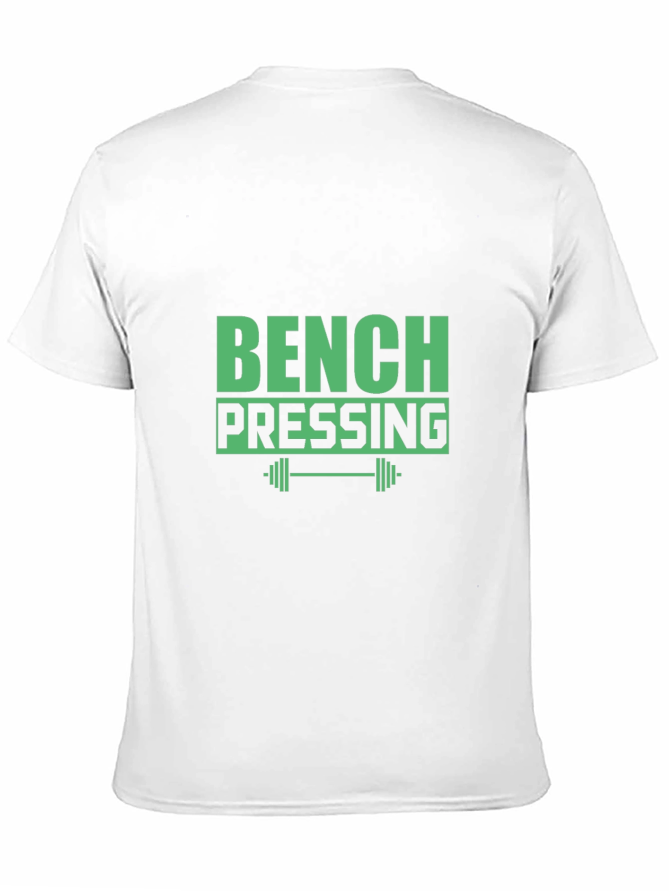Bench Pressing Black T-Shirt - Gym Workout Apparel