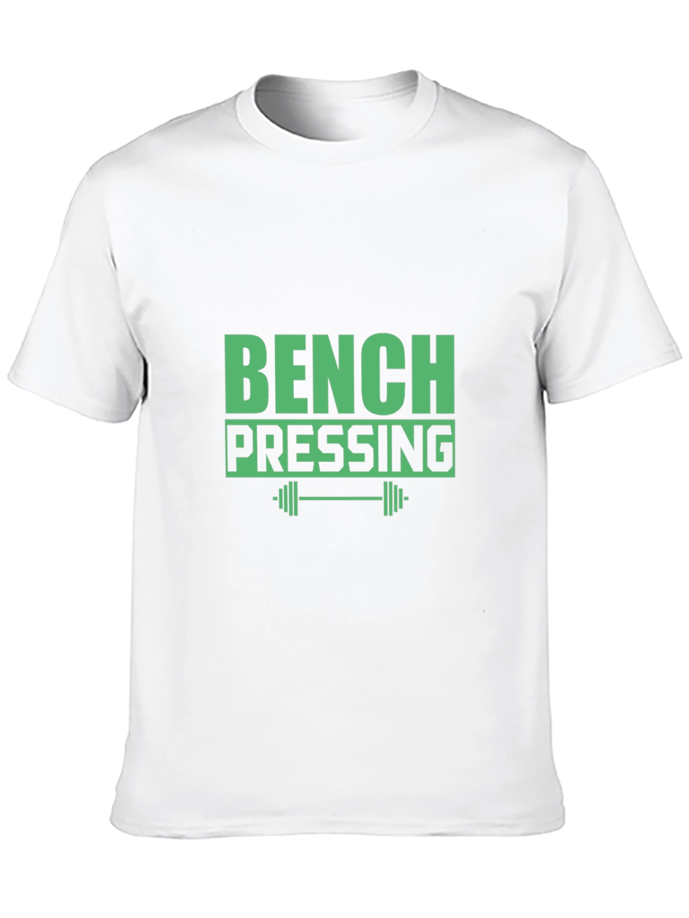 Bench Pressing Black T-Shirt - Gym Workout Apparel