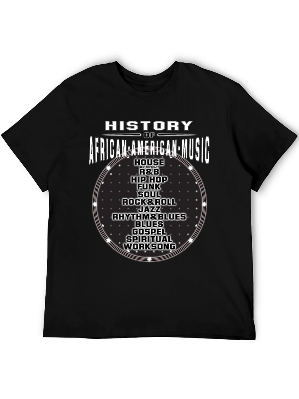 African American Music History T-Shirt