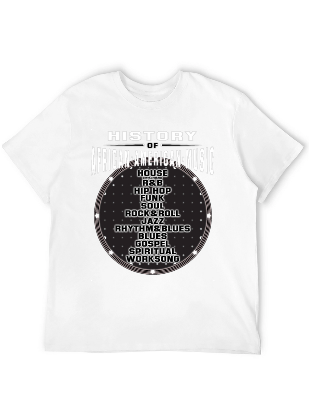 African American Music History T-Shirt