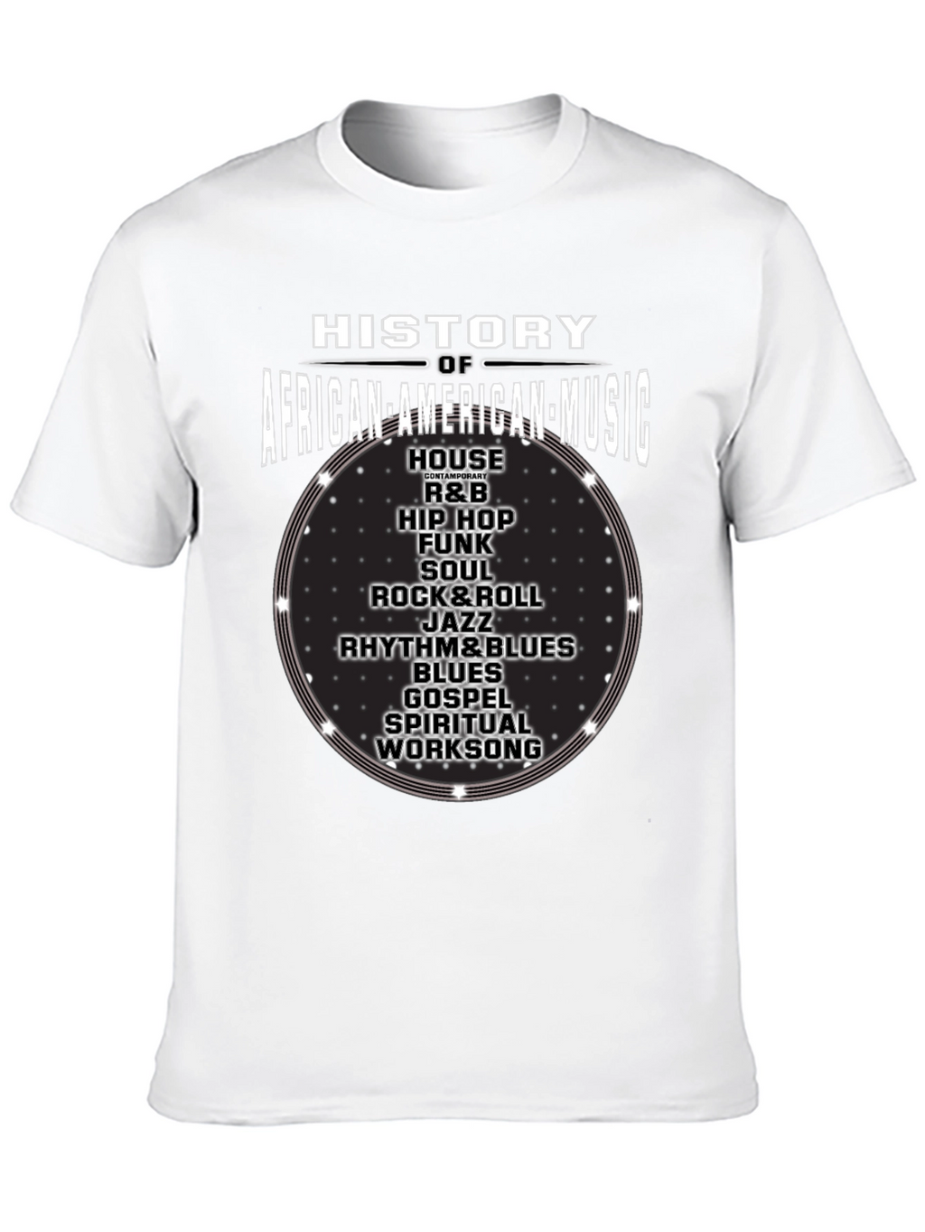 African American Music History T-Shirt