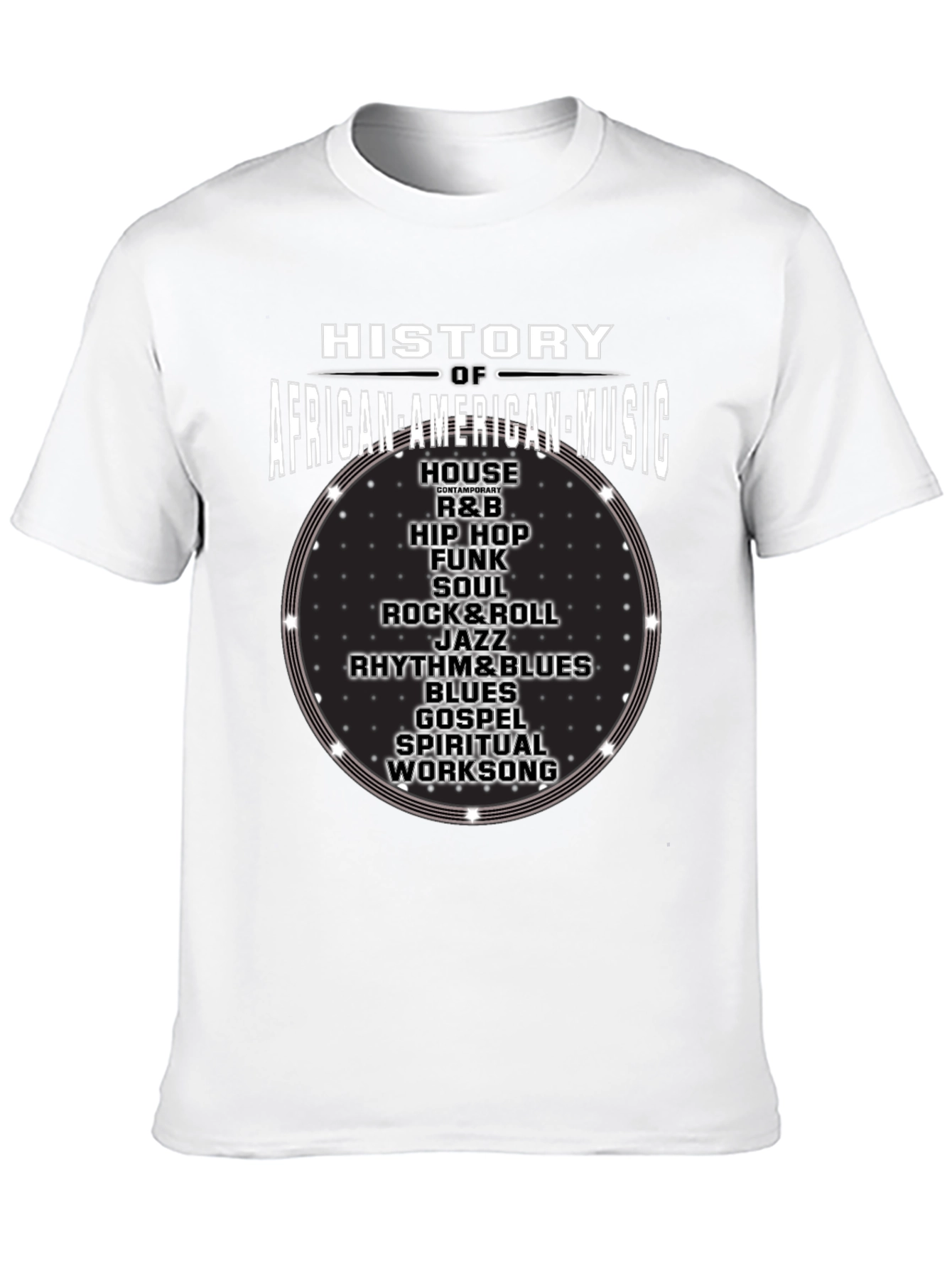 African American Music History T-Shirt