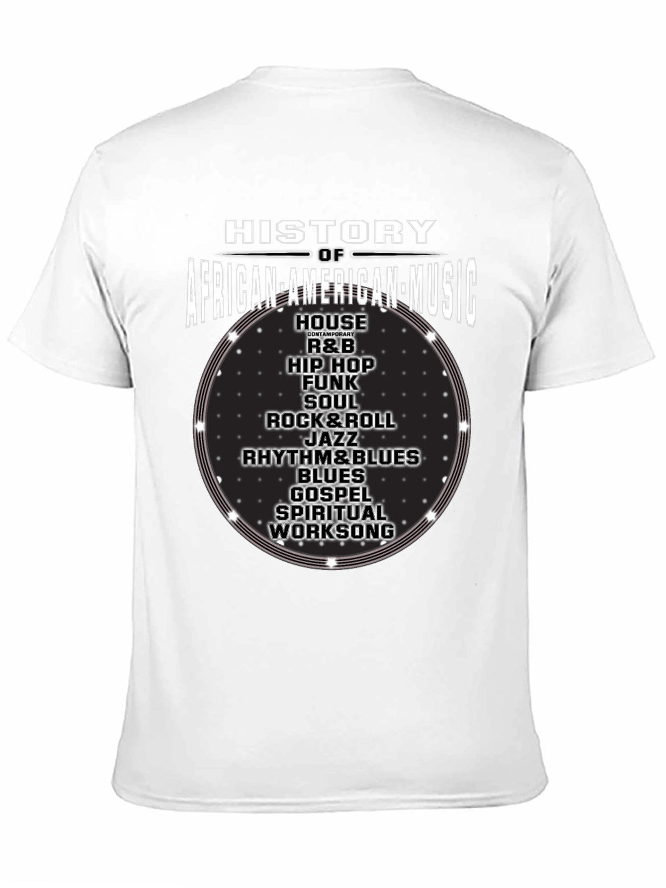 African American Music History T-Shirt