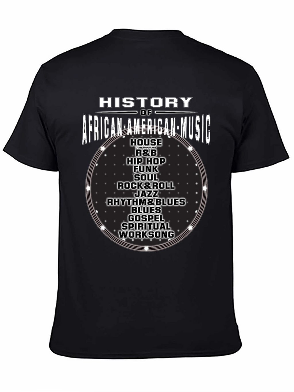 African American Music History T-Shirt