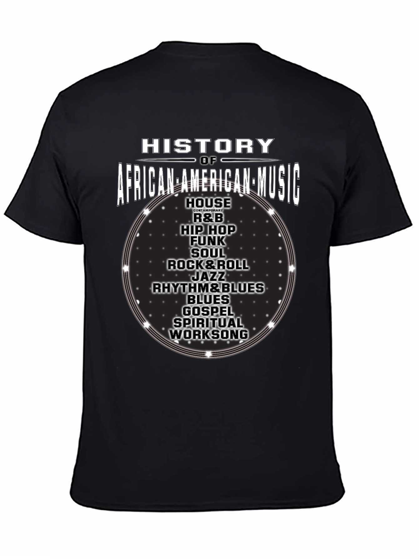 African American Music History T-Shirt