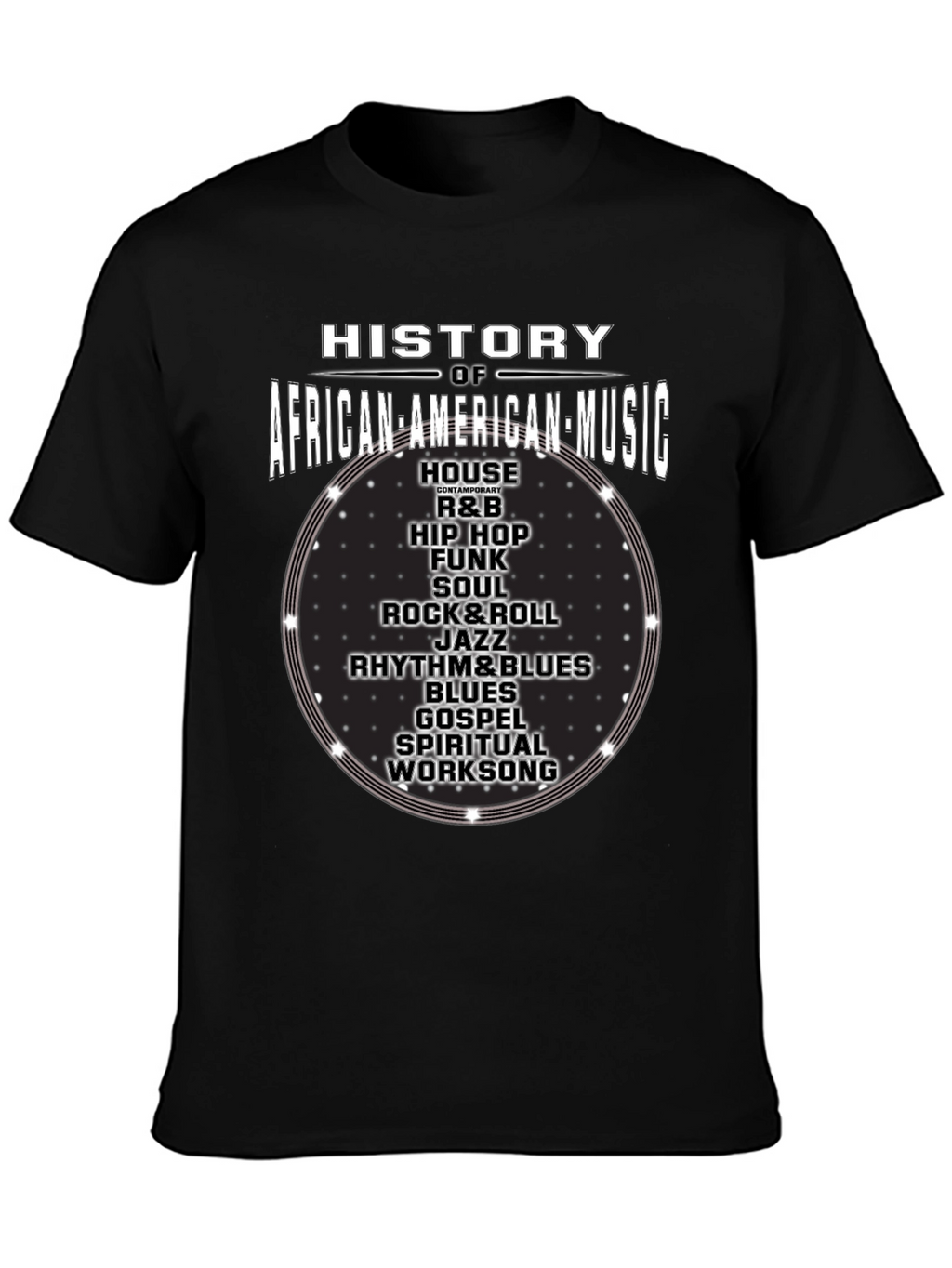 African American Music History T-Shirt