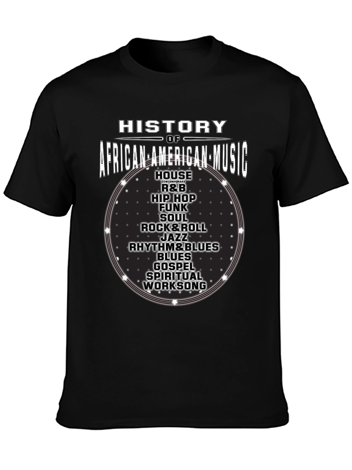 African American Music History T-Shirt