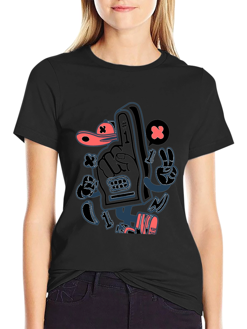 Cartoon Hand T-Shirt