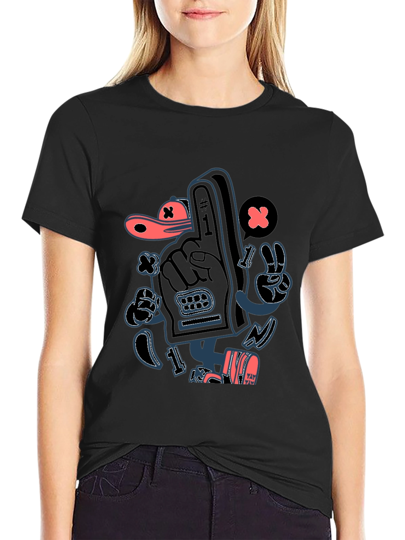 Cartoon Hand T-Shirt