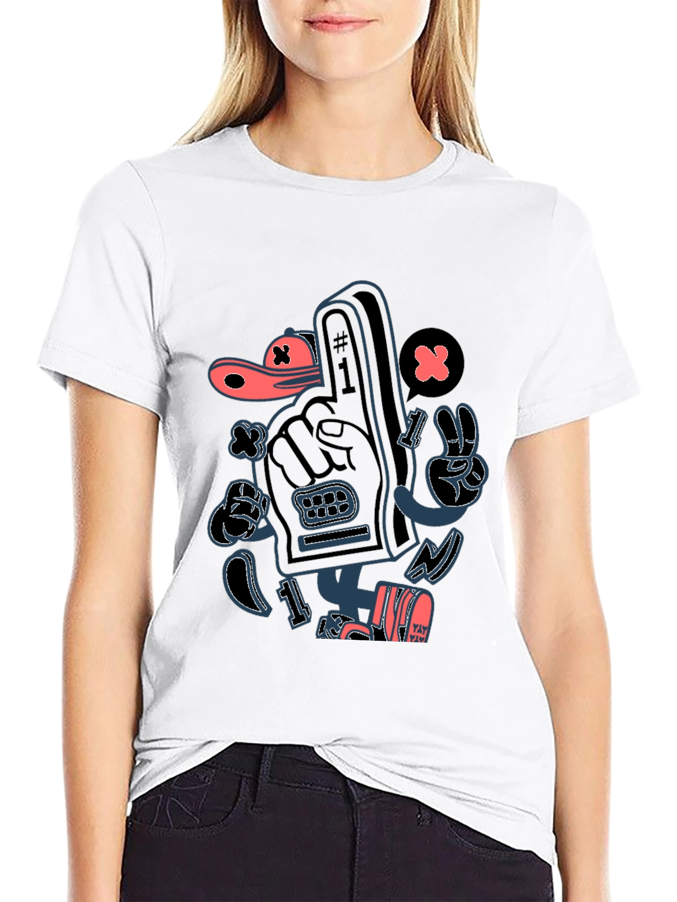 Cartoon Hand T-Shirt