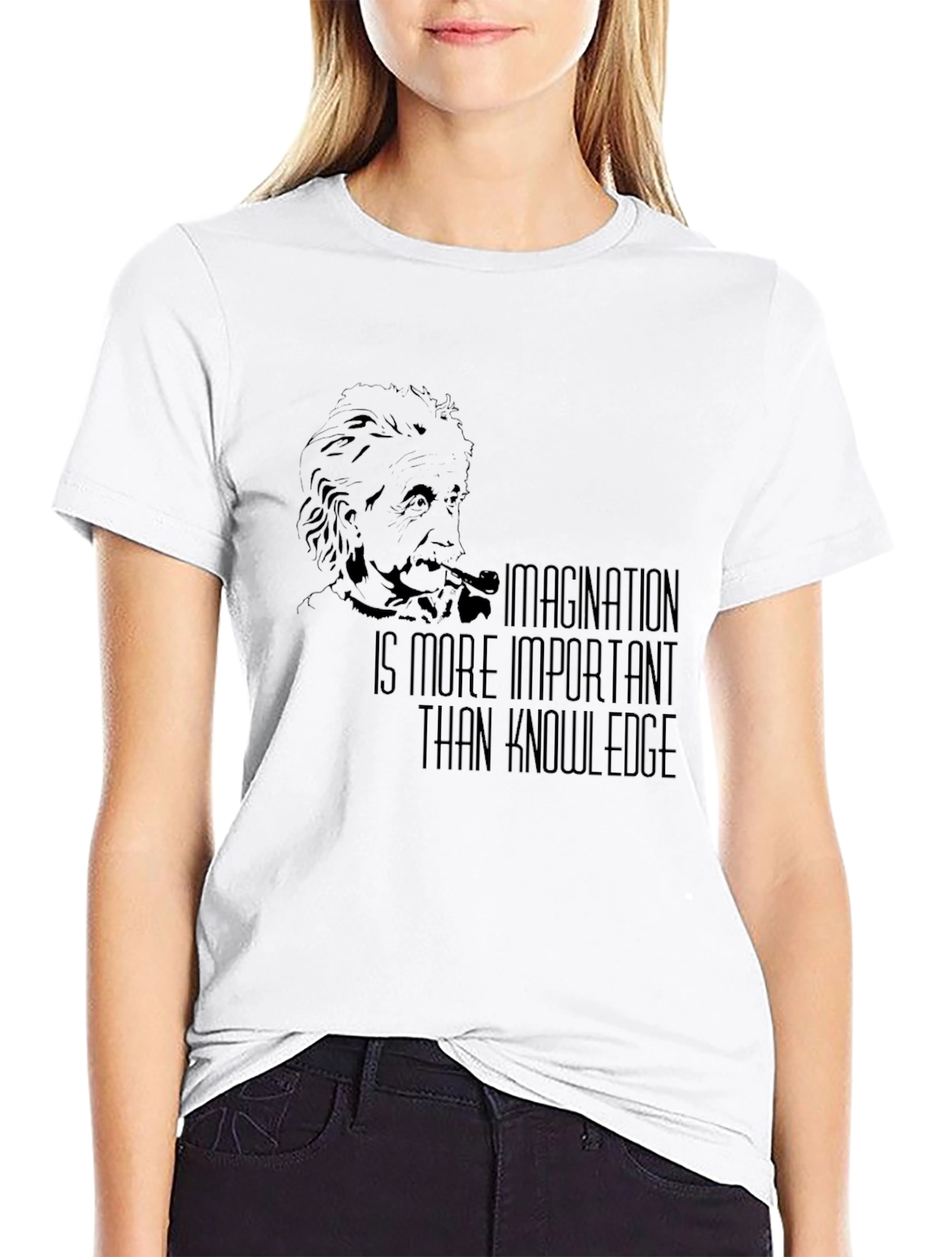 Einstein Imagination T-Shirt - Black