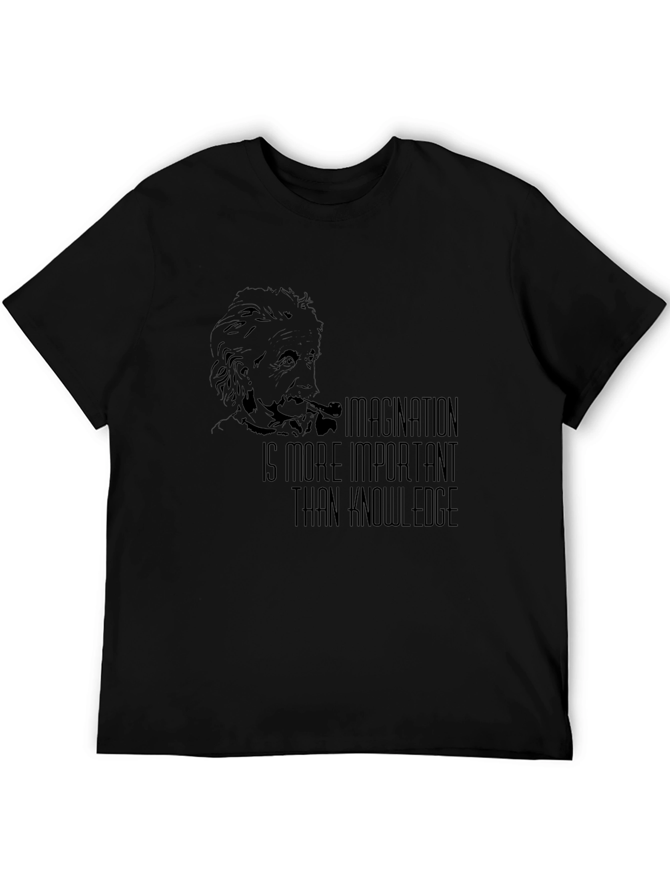 Einstein Imagination T-Shirt - Black