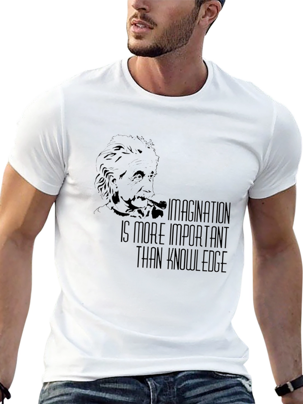 Einstein Imagination T-Shirt - Black