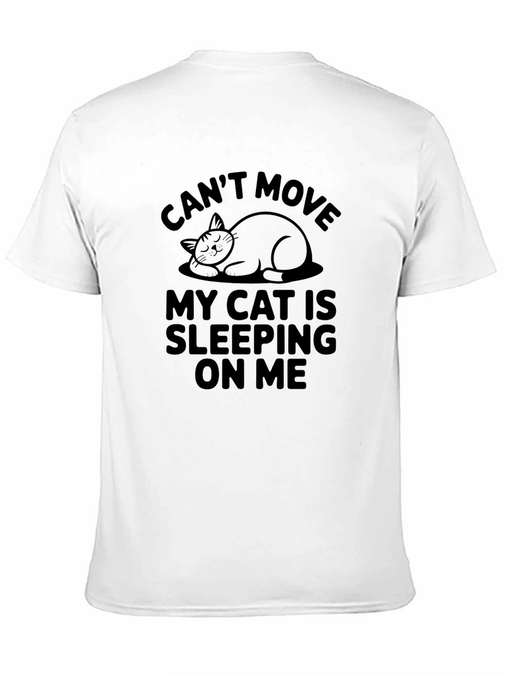Cant Move Cat Sleeping T-Shirt