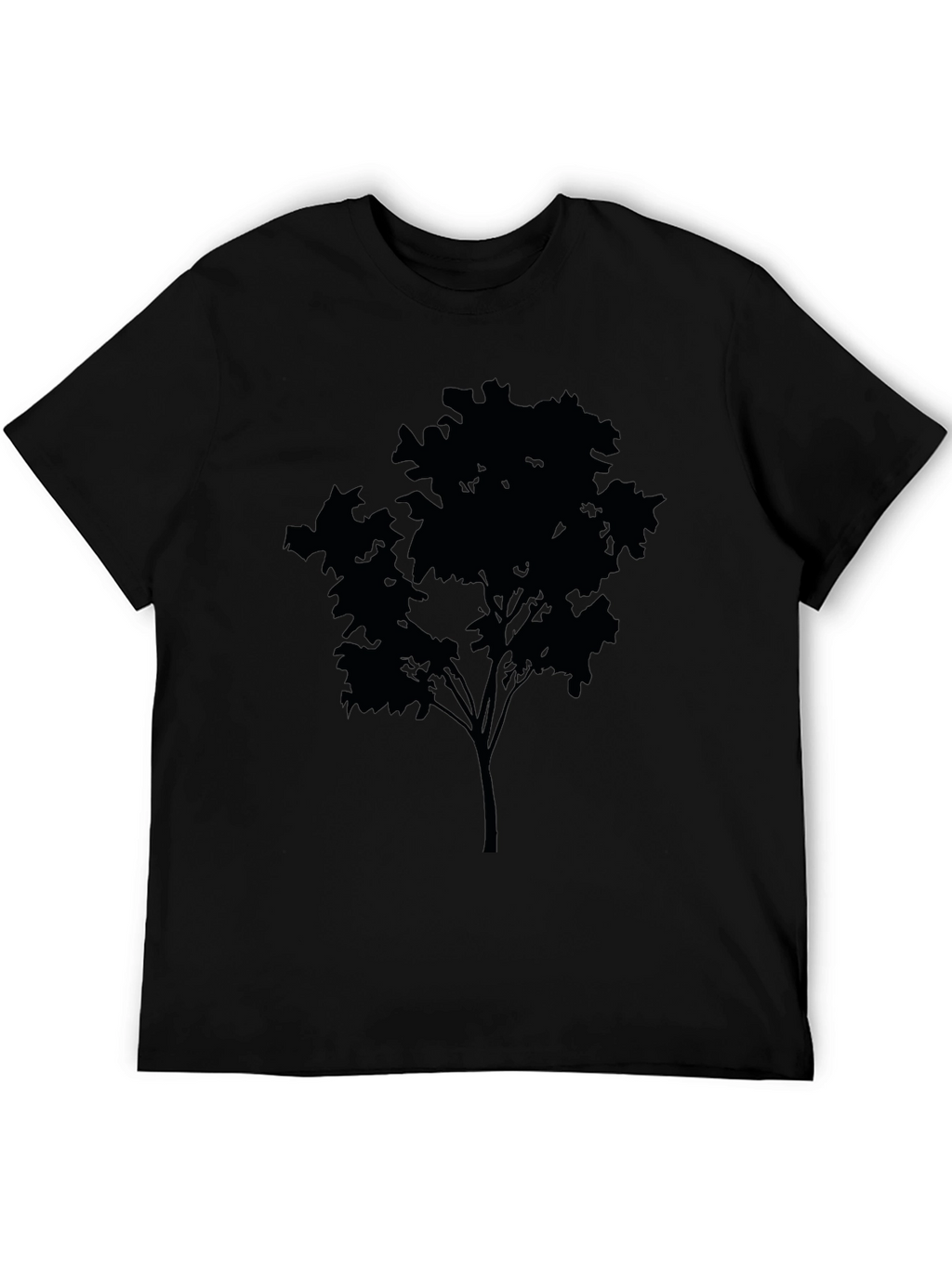 Black Tree Silhouette Graphic Tee