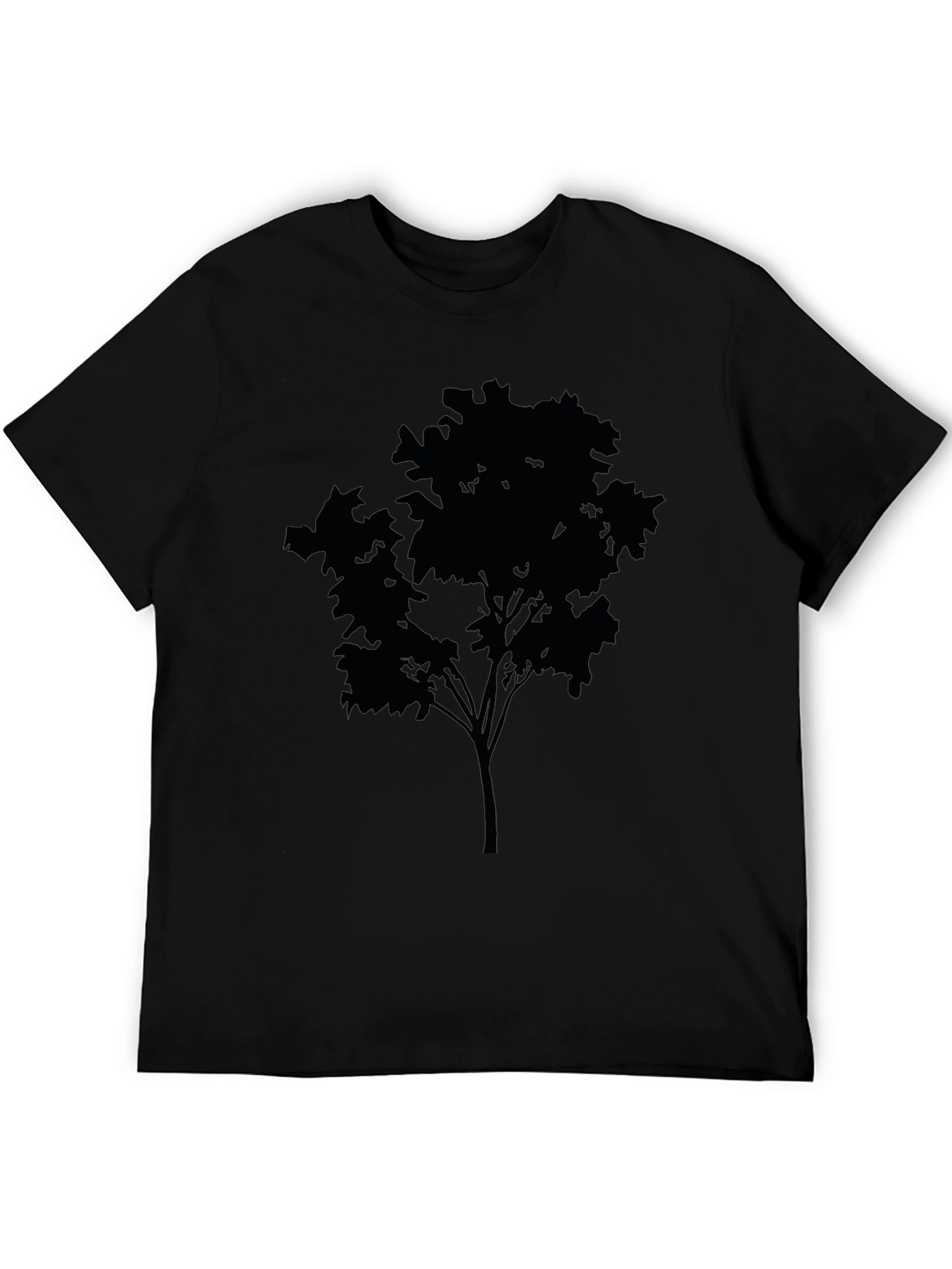 Black Tree Silhouette Graphic Tee