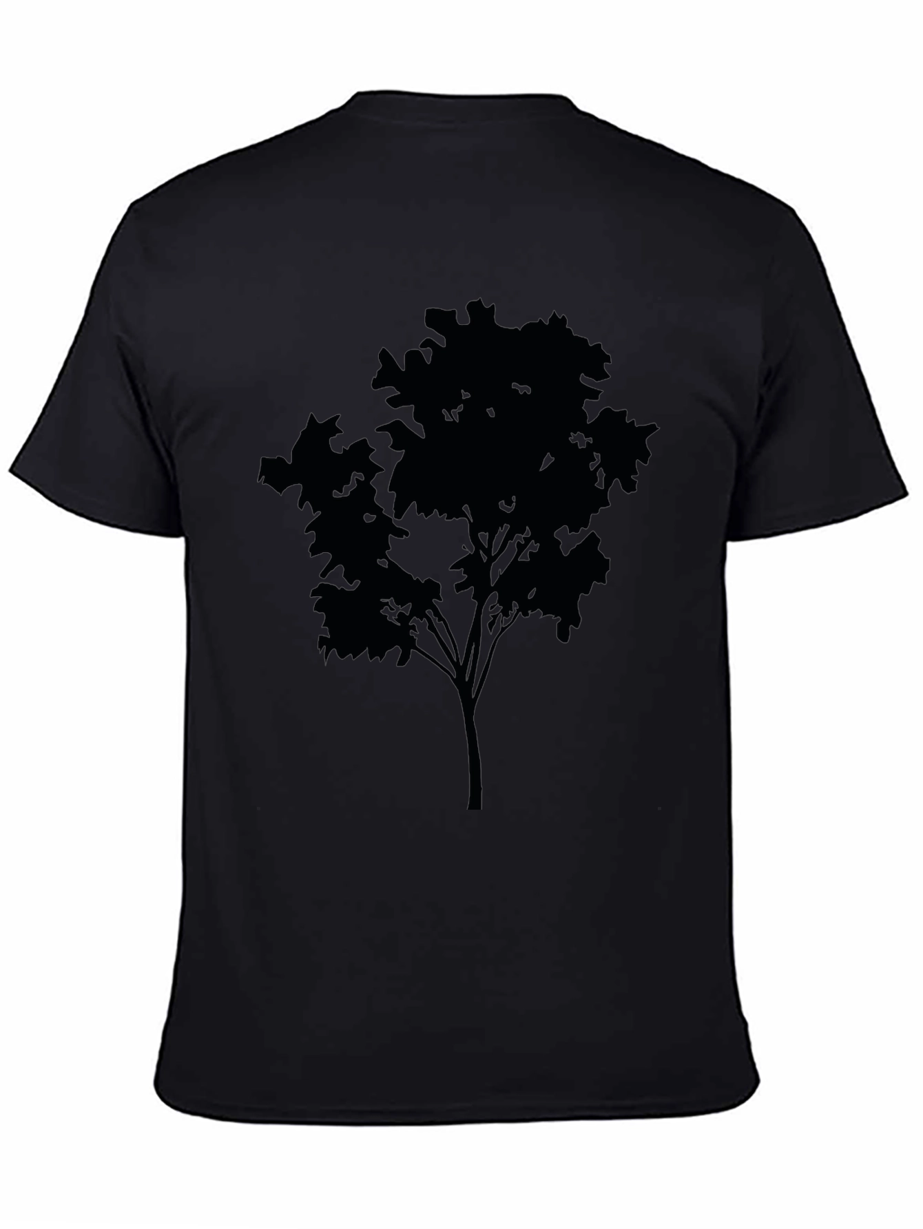 Black Tree Silhouette Graphic Tee