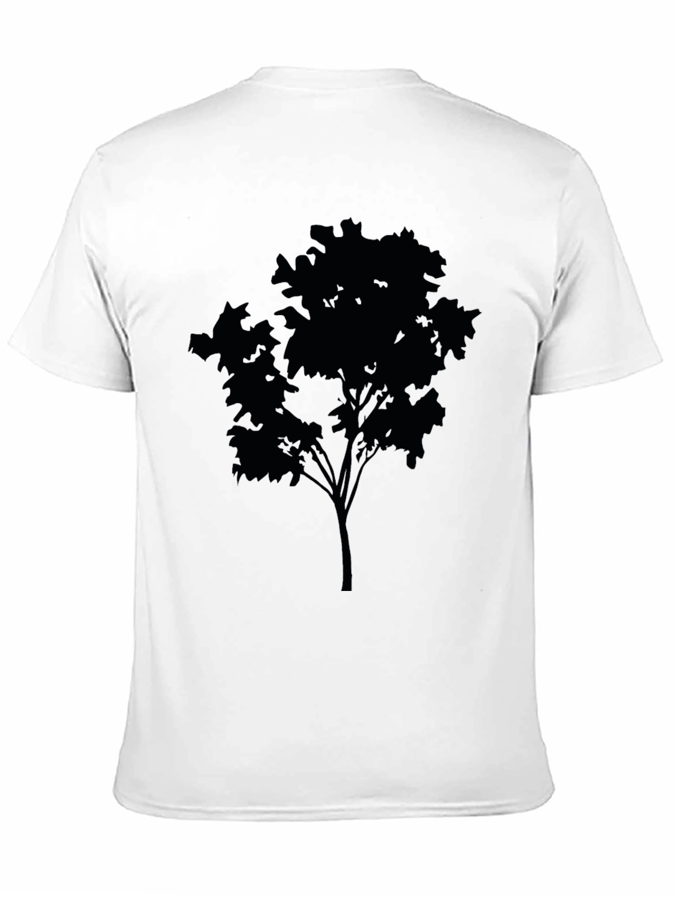 Black Tree Silhouette Graphic Tee