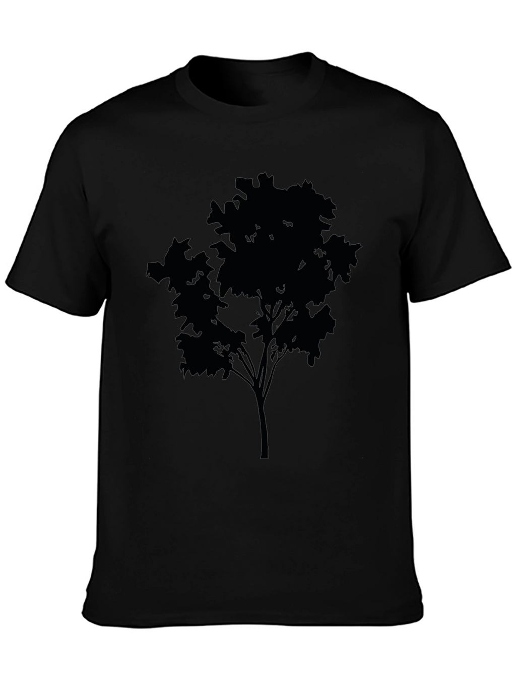 Black Tree Silhouette Graphic Tee