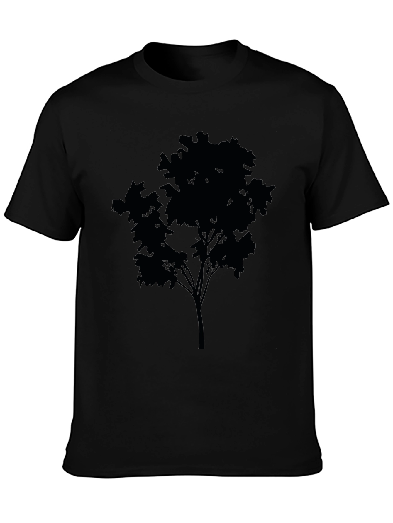 Black Tree Silhouette Graphic Tee