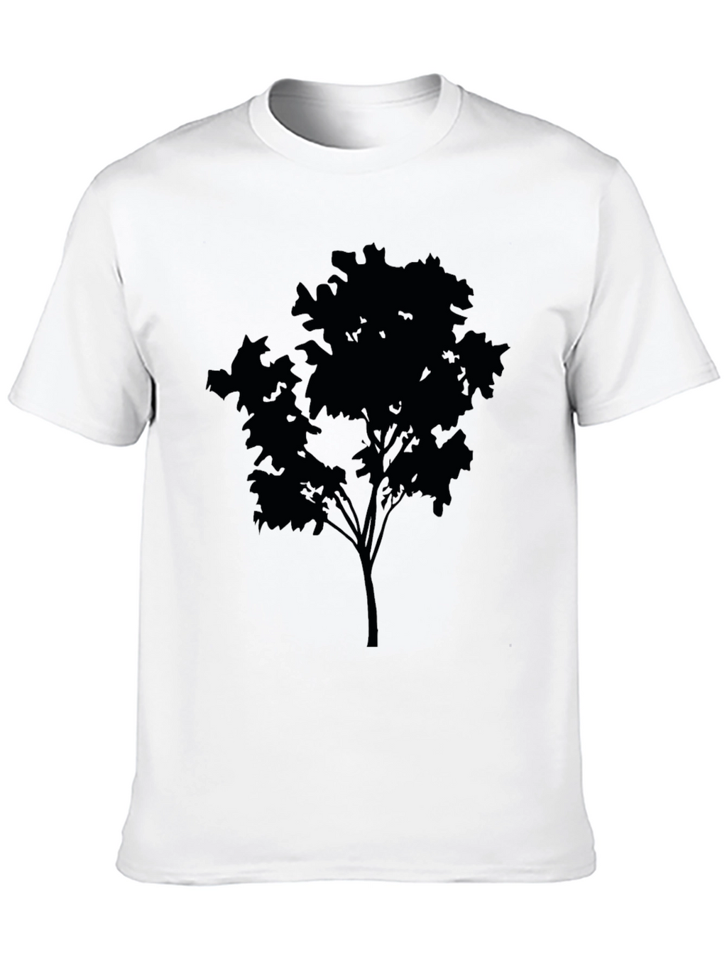 Black Tree Silhouette Graphic Tee