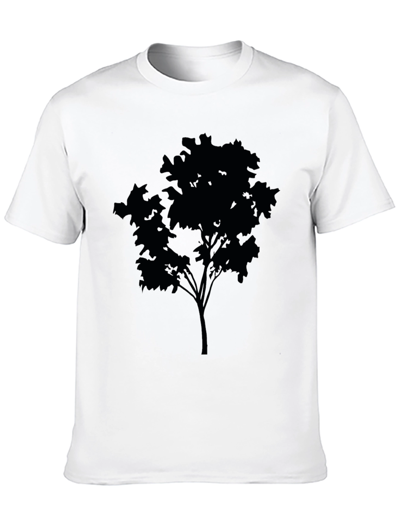 Black Tree Silhouette Graphic Tee