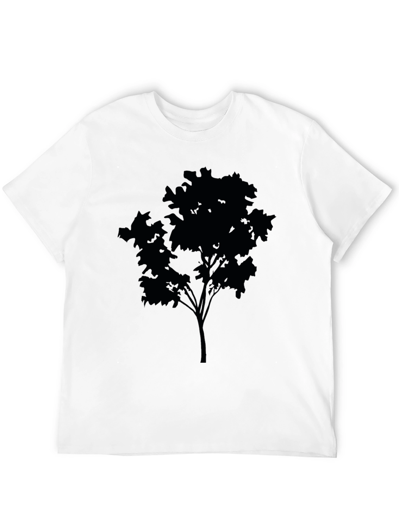 Black Tree Silhouette Graphic Tee