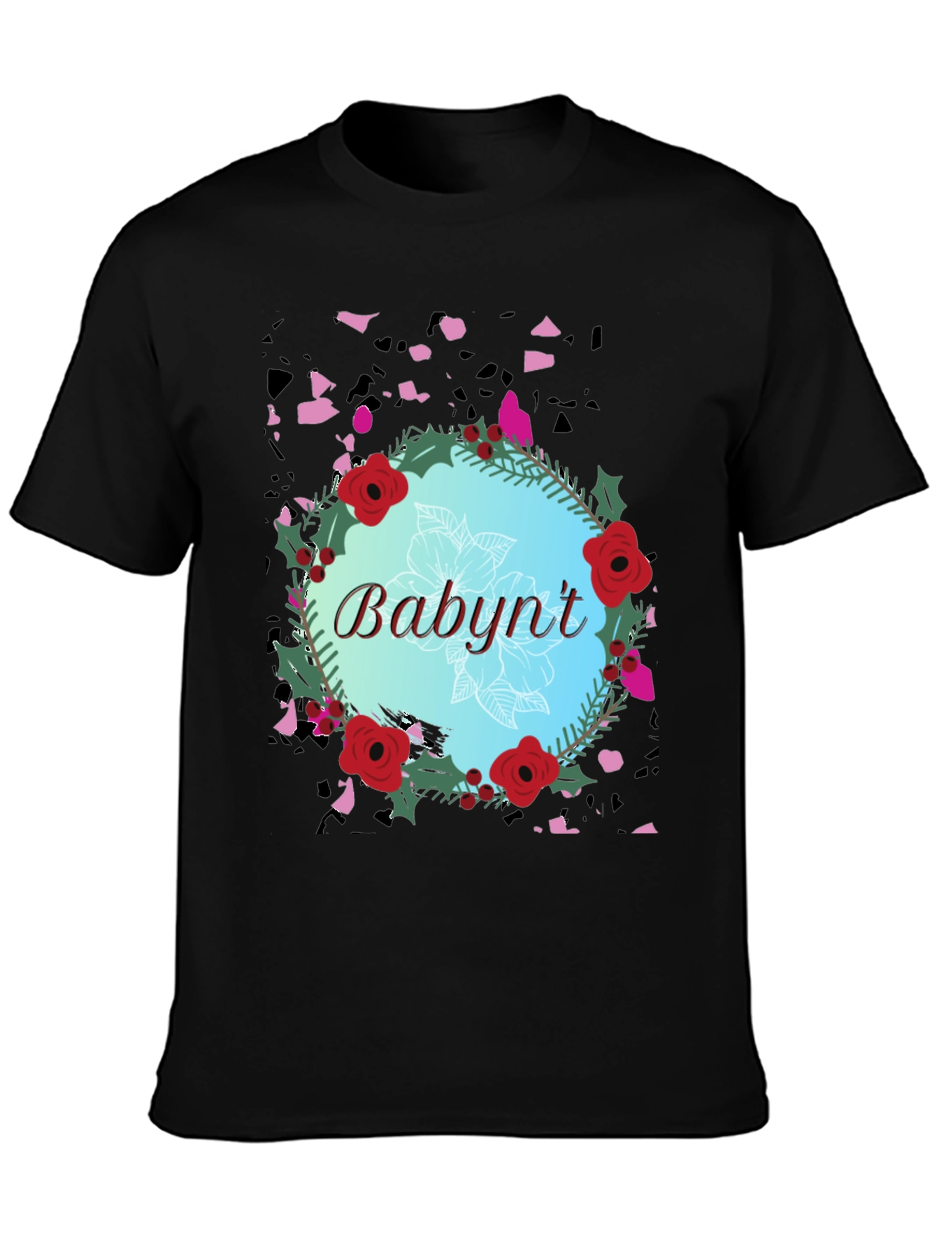 Babynt Floral Graphic T-Shirt - Soft Cotton Blend