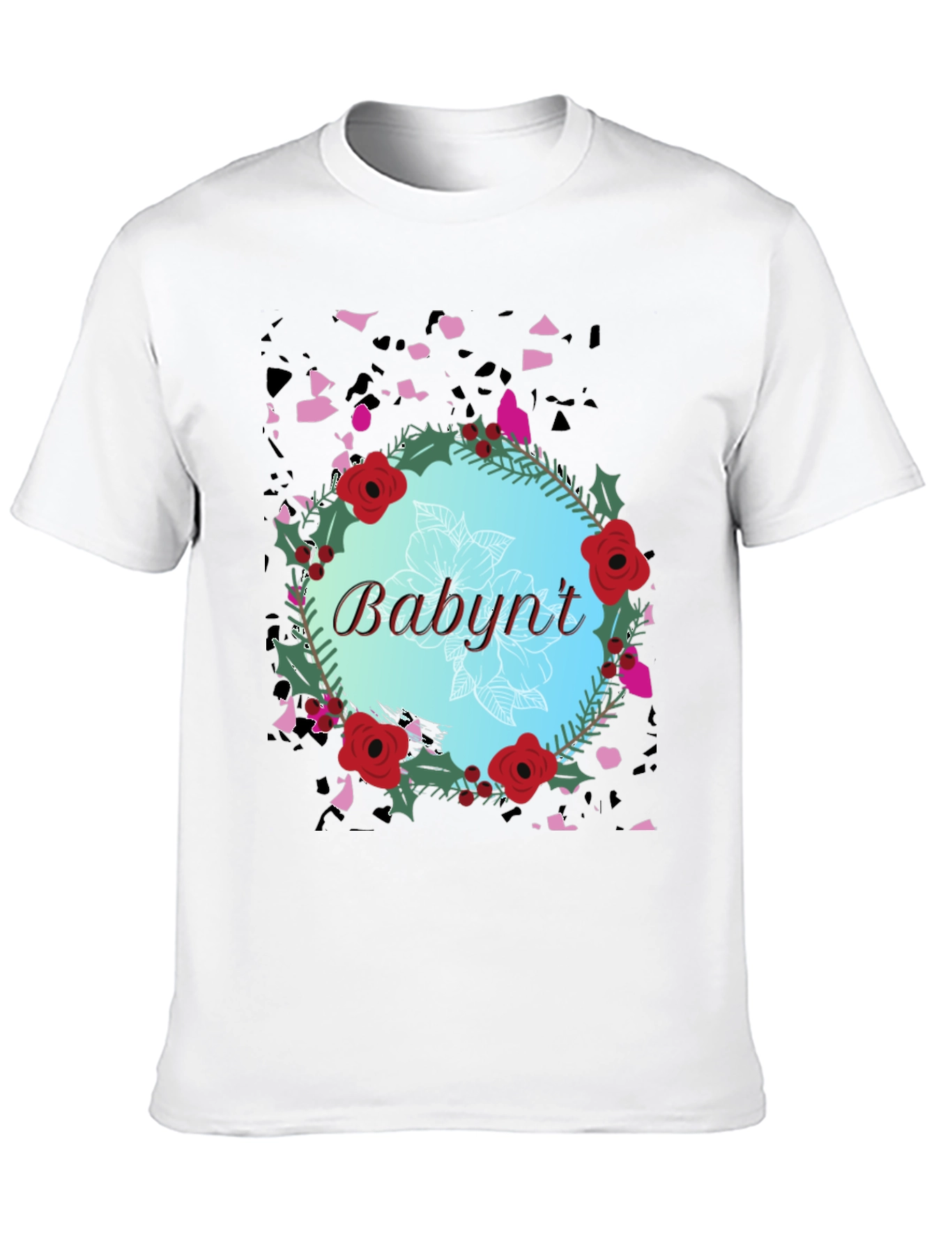 Babynt Floral Graphic T-Shirt - Soft Cotton Blend