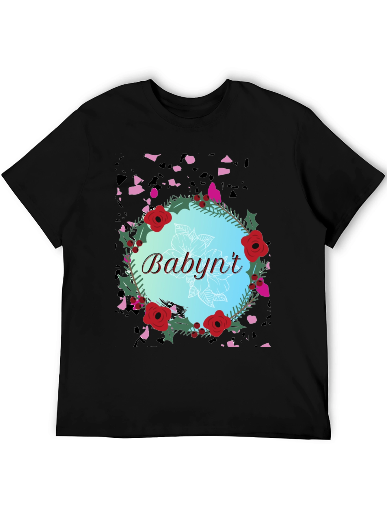 Babynt Floral Graphic T-Shirt - Soft Cotton Blend
