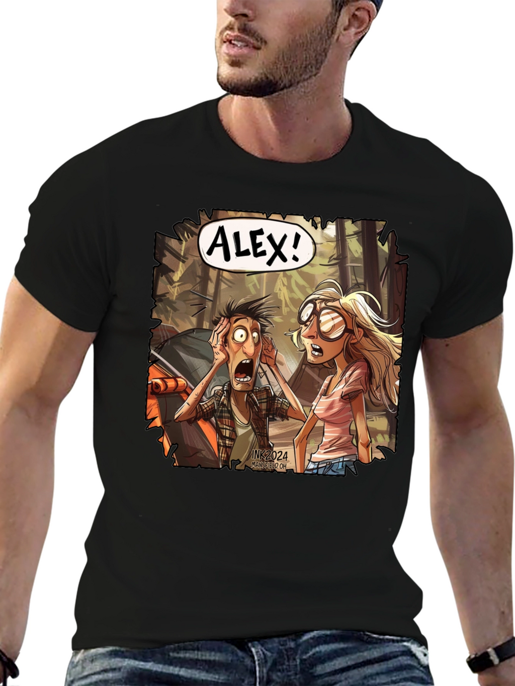 Cartoon Alex! Graphic T-Shirt