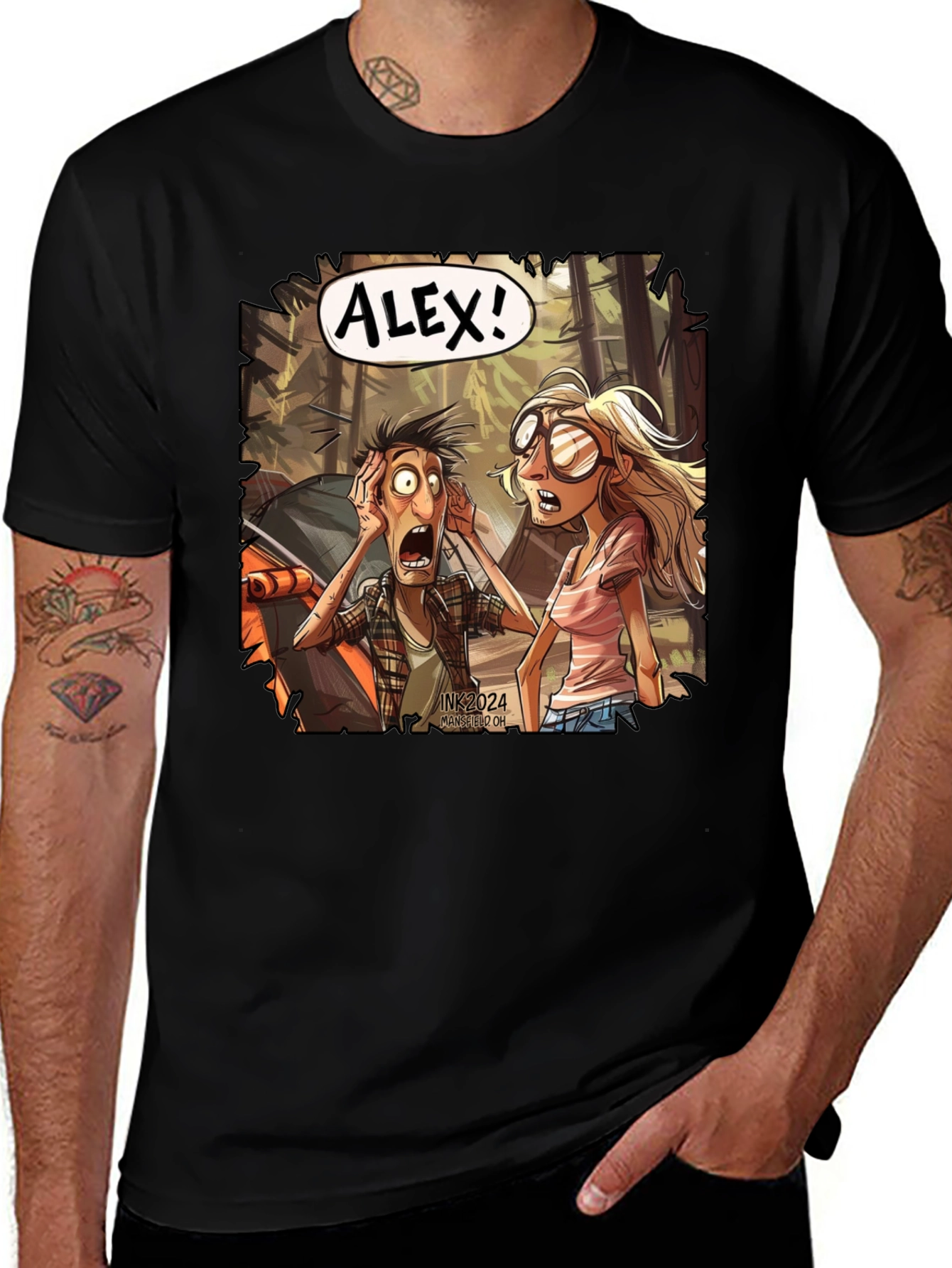Cartoon Alex! Graphic T-Shirt