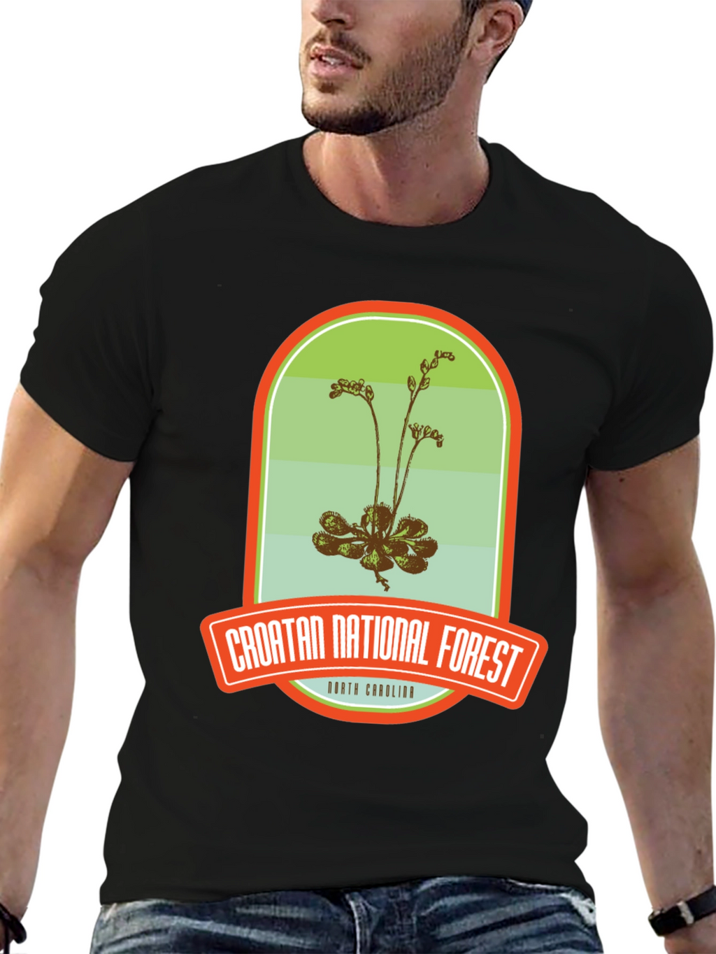 Croatan National Forest Graphic T-Shirt
