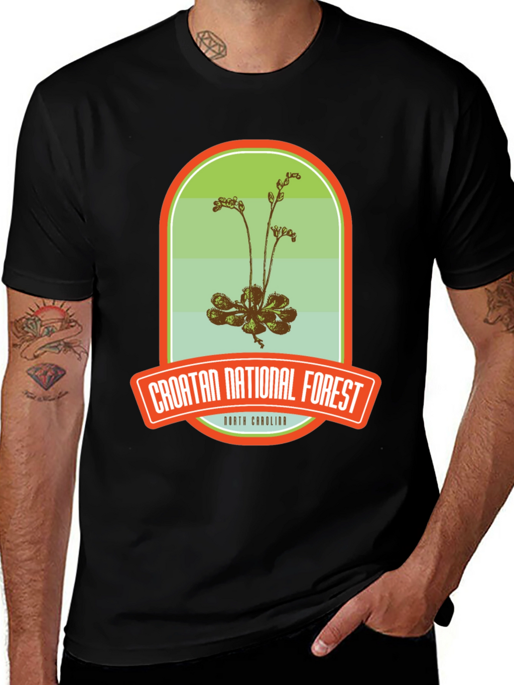 Croatan National Forest Graphic T-Shirt