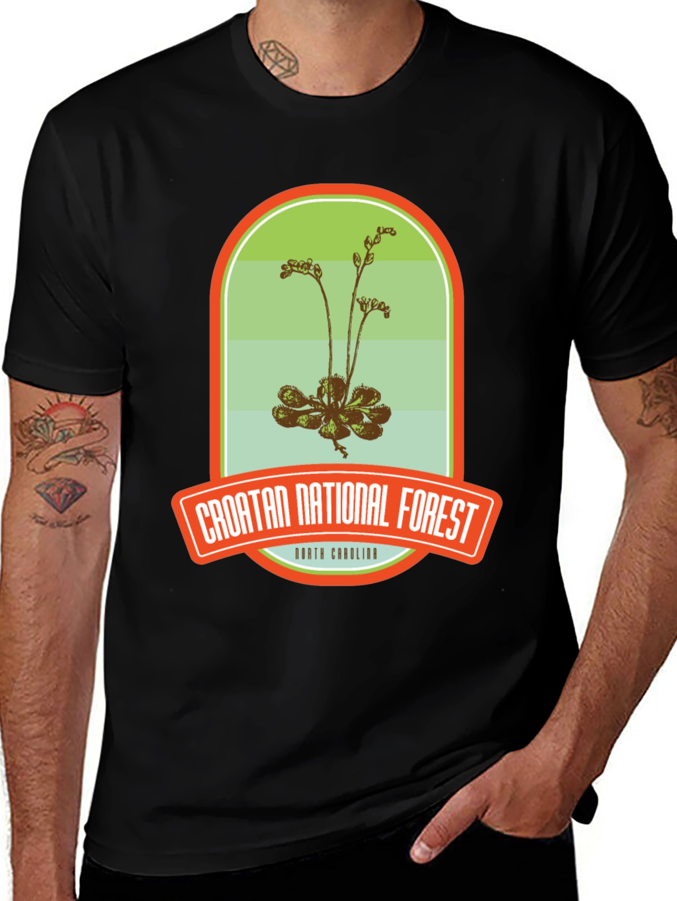 Croatan National Forest Graphic T-Shirt