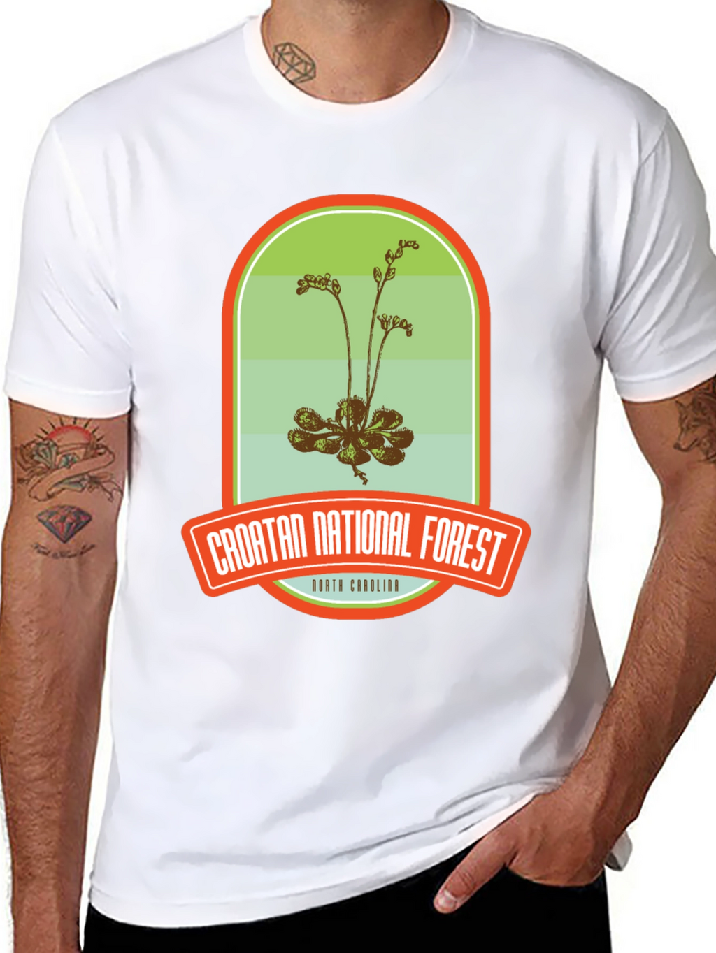 Croatan National Forest Graphic T-Shirt